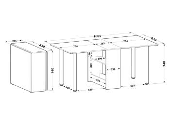 Стол-книжка Сокол СП-04м.1