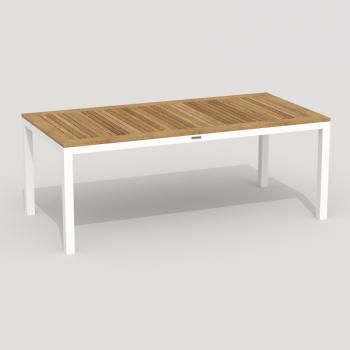 Обеденная группа Ideal Patio TELLA BONTA - стол тик 200/каркас белый