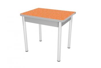 Оранжевый/ноги Хром/кромка+царги серый