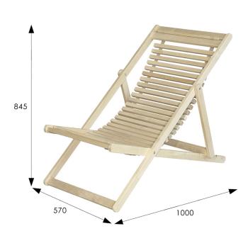Шезлонг Мебелик 22