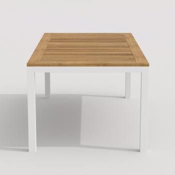 Обеденная группа Ideal Patio TELLA BONTA - стол тик 200/каркас белый