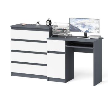 Графит/Белый