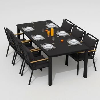 Обеденная группа Ideal Patio DOLLA FESTA plus - стол алюминий 220