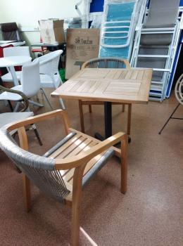 Кресло деревянное с подушками ReeHouse Pablito