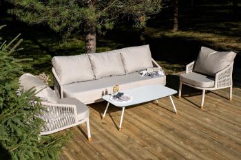 Лаунж-зона 5-местная плетеная из роупа (веревки) 4sis Верона