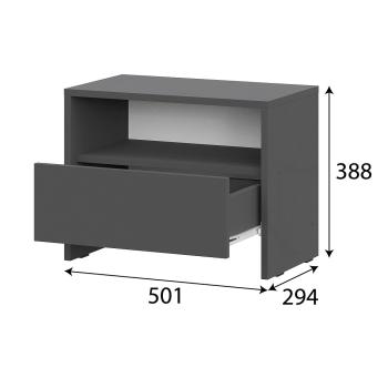 Тумба прикроватная Арника Камелия