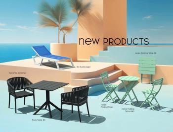 Стол пластиковый складной Siesta Contract Helen Folding Table 60