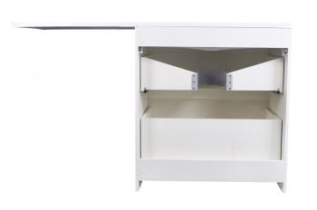 Тумба напольная Style Line Даллас 150 напольная левая + Умывальник Даллас 1500*482, левый