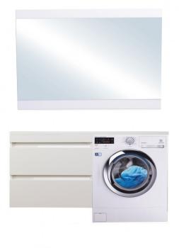 Тумба подвесная Style Line Даллас 150 + Умывальник Даллас 1500*482, левый