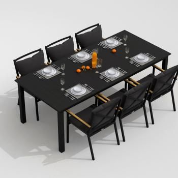 Обеденная группа Ideal Patio DOLLA FESTA plus - стол алюминий 220