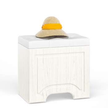 Пуф Mobi Ливерпуль 14.02 + Зеркало 03.242 + Шкаф для одежды + Карниз 1000