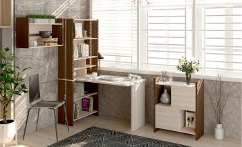 Стол-стеллаж Мэрдэс СТЛ-ОВХ+С100Прям (без тумбы)