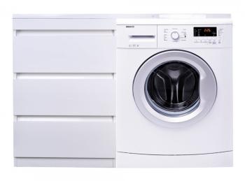 Тумба напольная Style Line Даллас 100 (3 ящ.) + Умывальник ESTETUS Даллас 1000*480 левый