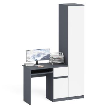 Стол компьютерный СВК Мори МС-1 правый + Пенал МШ400.1