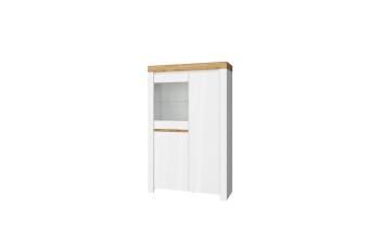 Шкаф с витриной Анрэкс TAURUS 1V2D