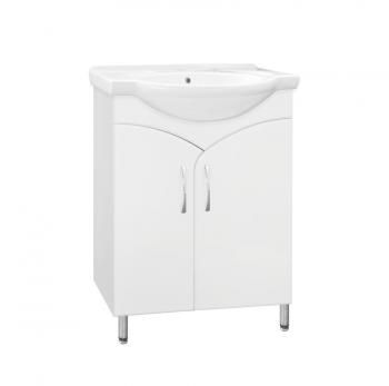 Тумба с раковиной Style Line Эко Стандарт 15 + Умывальник Байкал 60