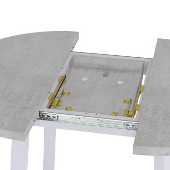 Стол раскладной BRADEXHOME Next круглый 100-130x100x76,5 см