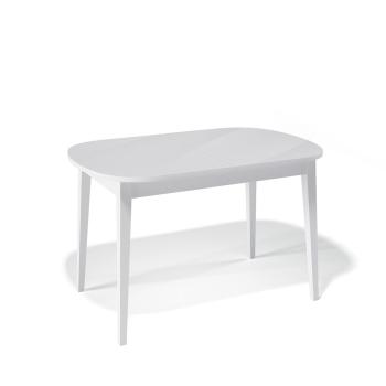 Белый/стекло белое сатин