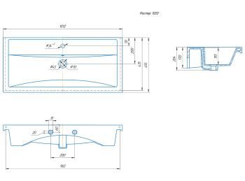 Раковина Kirovit Фостер 100