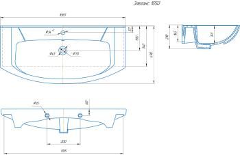 Раковина Kirovit Элеганс 105