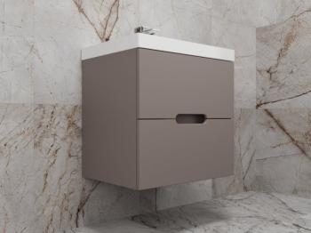 Тумба подвесная Style Line Матис 60 + Умывальник Andrea Classic 600x450x154