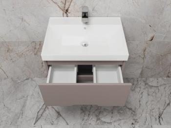 Тумба подвесная Style Line Матис 60 + Умывальник Andrea Classic 600x450x154