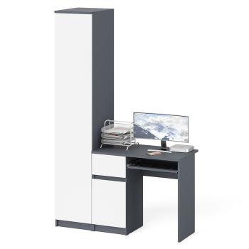 Стол компьютерный СВК Мори МС-1 левый + Пенал МШ400.1