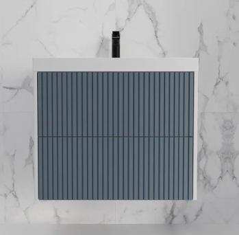 Тумба подвесная Style Line Стокгольм 70, Classic 70, (2 ящ.) PUSH + Умывальник Andrea Classic 700x450x154