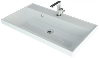 Тумба подвесная Style Line Стокгольм 70, Classic 70, (2 ящ.) PUSH + Умывальник Andrea Classic 700x450x154