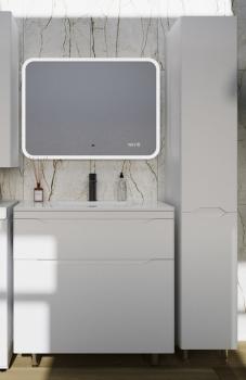 Тумба напольная Style Line Марелла 80 (2 ящ.) + Умывальник Марелла Люкс 800х400