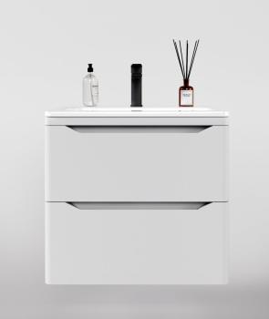 Тумба подвесная Style Line Марелла 70 (2 ящ.) + Умывальник Марелла Люкс 700х400