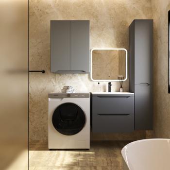 Тумба подвесная Style Line Марелла 70 (2 ящ.) + Умывальник Марелла Люкс 700х400