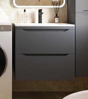 Тумба подвесная Style Line Марелла 70 (2 ящ.) + Умывальник Марелла Люкс 700х400