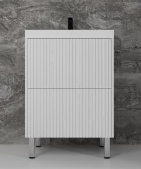 Тумба напольная Style Line Стокгольм 70, Classic 70, (2 ящ.) PUSH + Умывальник Andrea Classic 700x450x154