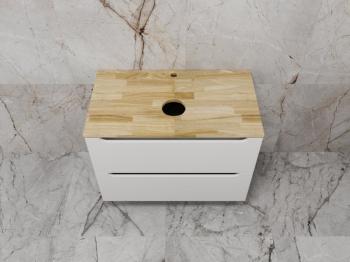 Тумба подвесная Style Line Бали 80 2 ящика со столешницей