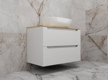 Тумба подвесная Style Line Бали 80 2 ящика со столешницей