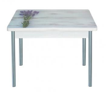 Бетон белый Букет / опора круглая серебристый металлик