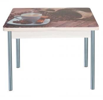 Дуб молочный Чашка кофе / опора круглая серебристый металлик