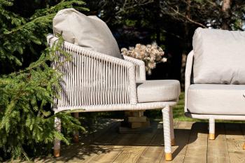 Лаунж-зона 5-местная плетеная из роупа (веревки) 4sis Верона