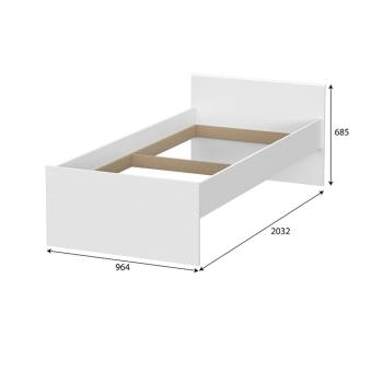 Кровать с основанием 90х200 Арника Токио