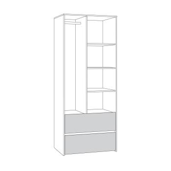 Шкаф для одежды Mobi Торонто 13.333
