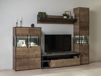 Шкаф-пенал с витриной Mobi Трувор 13.205