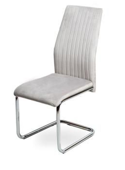 LIGHT GREY(UF910-02)/CHROME (бархат)