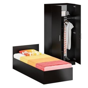 Кровать СВК 0900 + Шкаф 2-х створчатый Стандарт