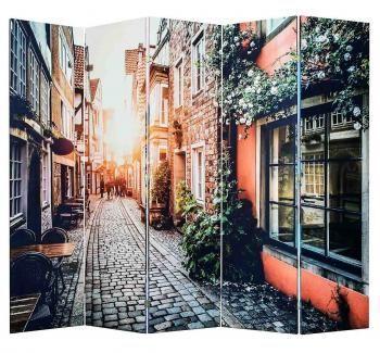Ширма RB 1407-5 Старый город (5 панелей)