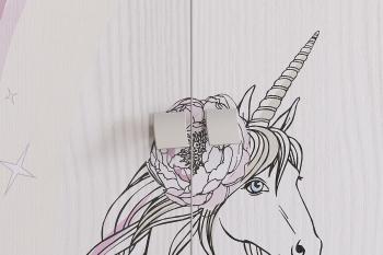 Шкаф комбинированный Мебельсон Фэнтези (с ящ. 2-створчатый)