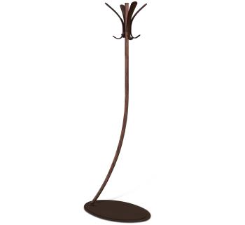 Вешалка Sheffilton SHT-CR19 темный орех/коричневый (Р)