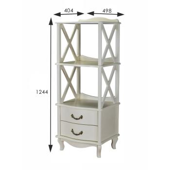 Этажерка Мебелик Джульетта-2