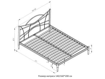Кровать Форвард КМД 27 НОРИ 140