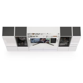 Гостиная Mobi Сидней Комплектация № 34 13.63 + 15.57 2шт + 13.200 + 13.201 2шт + 13.202